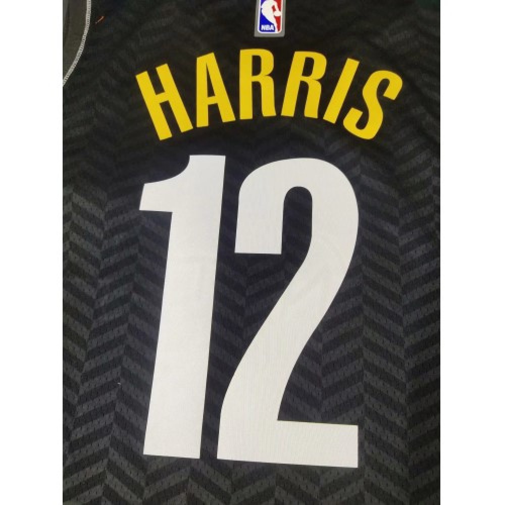 Men's Brooklyn Nets Joe Harris #12 Black 2020/21 Swingman Jersey - City Edition-Pro Kit Vault | Brand New 26/27 Sports Jerseys